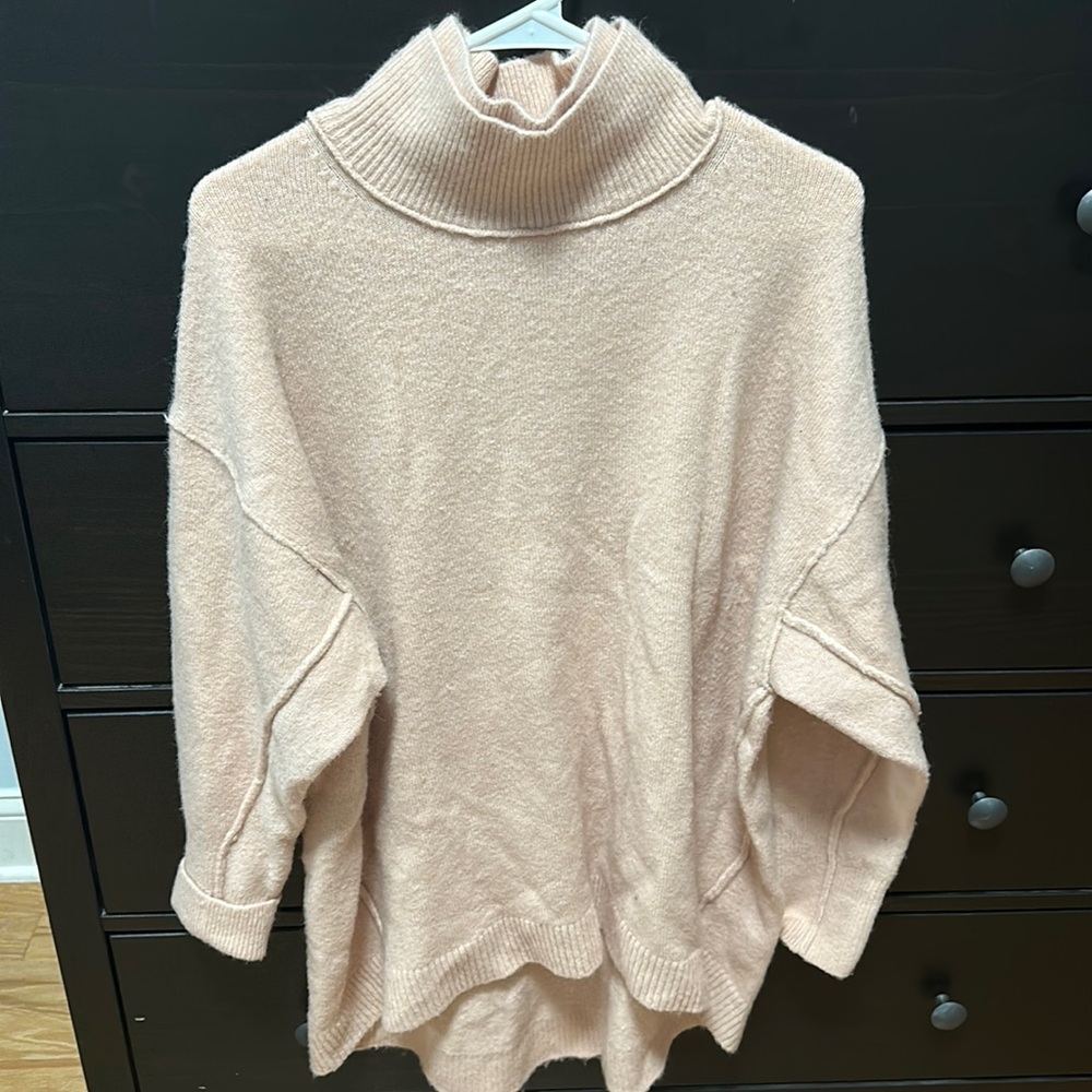 Free people tunic mockneck sweater